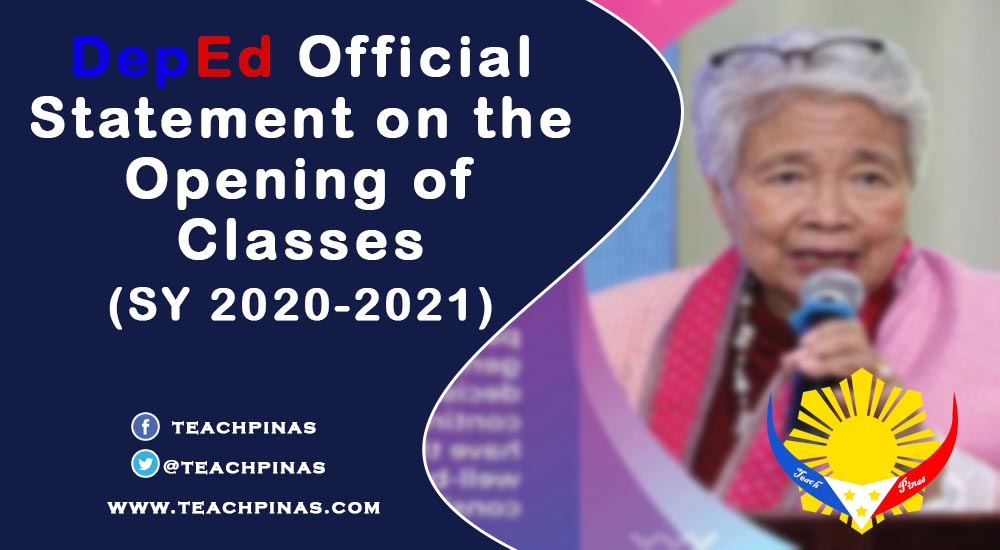 DepEd Official Statement