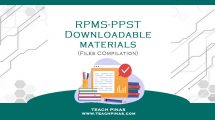 RPMS-PPST Downloadable Materials