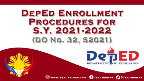 DepEd Enrollment Procedure 2021-2022