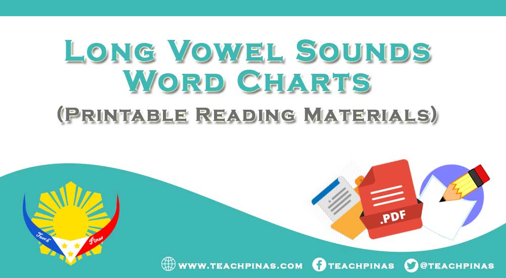 Long Vowel Sounds Word Charts
