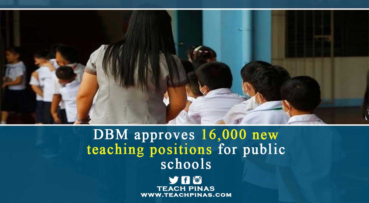 16,000 New Teaching Items Approved by DBM for SY 2025-2026